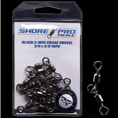 Black 3 - way crane swivel