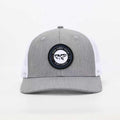 Trucker Gray & White Hat