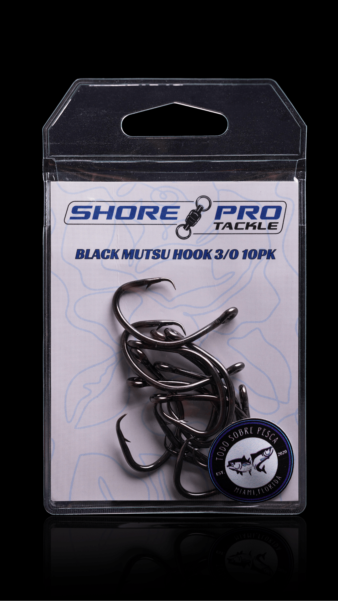 BLACK MUTSU HOOK 3/0 10 UNIT